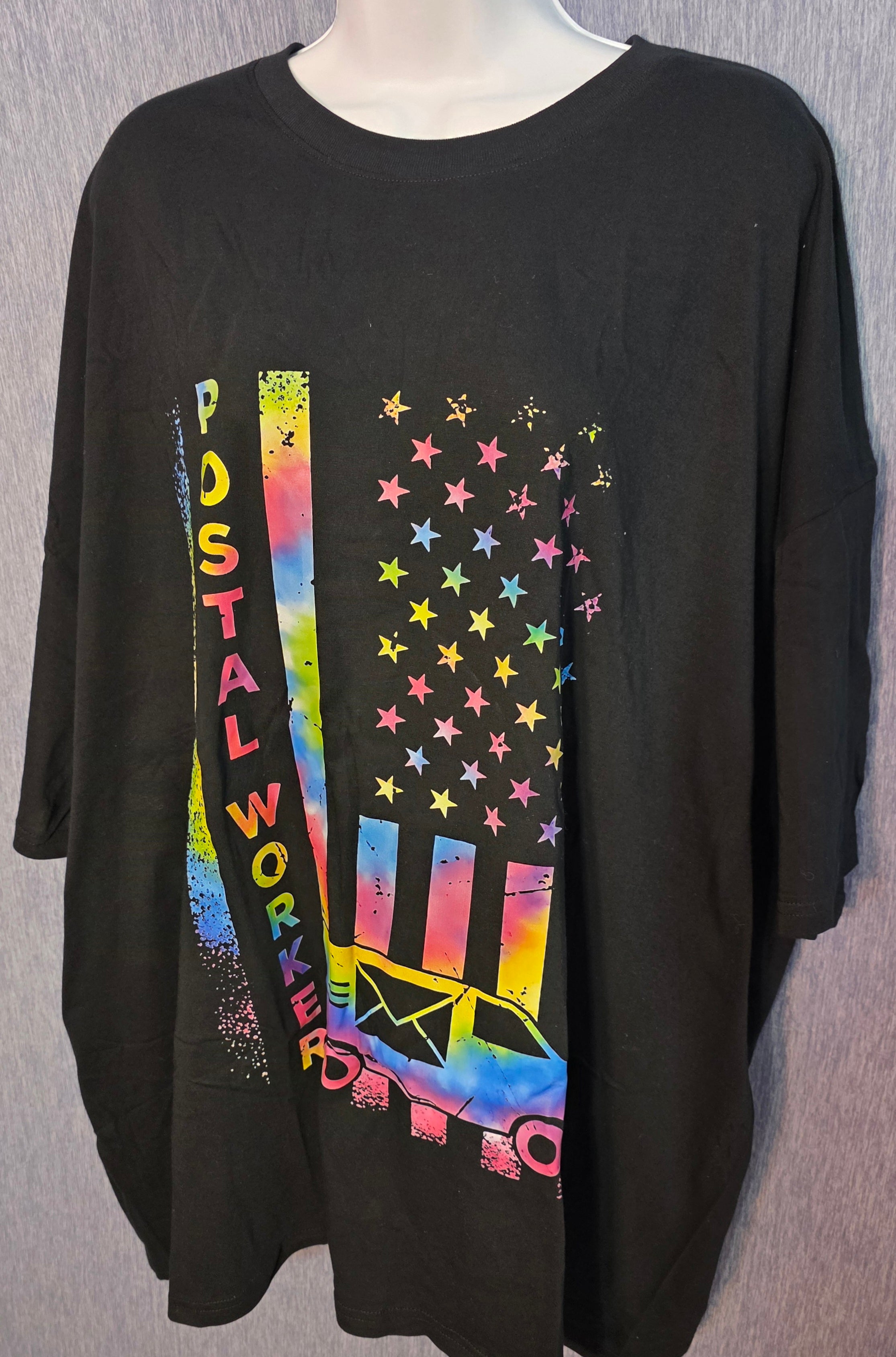 Postal worker T-shirt size 4xlarge