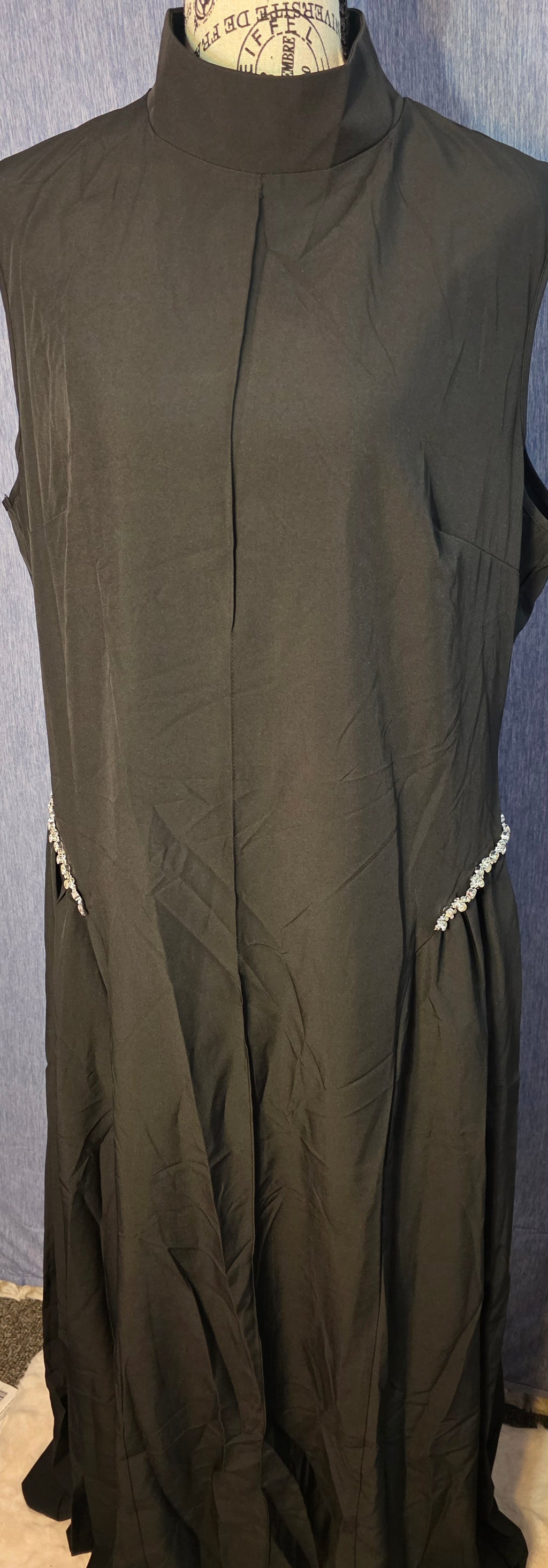 Black maxi dress size 2 extra large