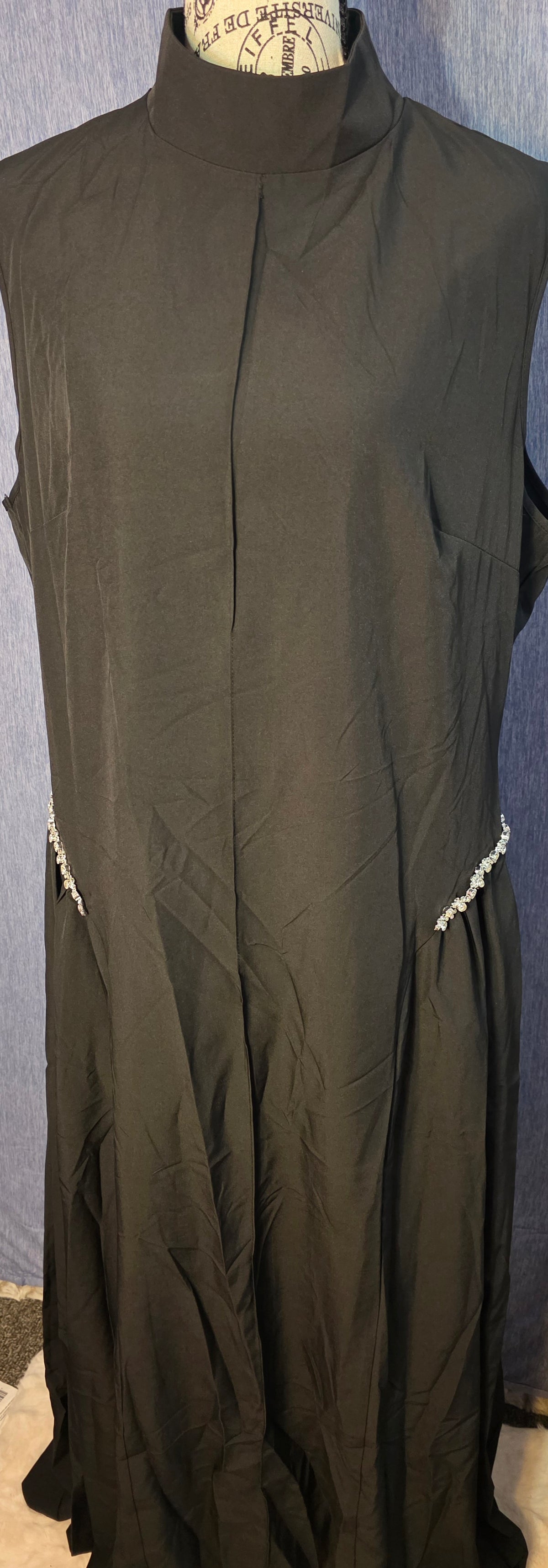 Black maxi dress size 2 extra large