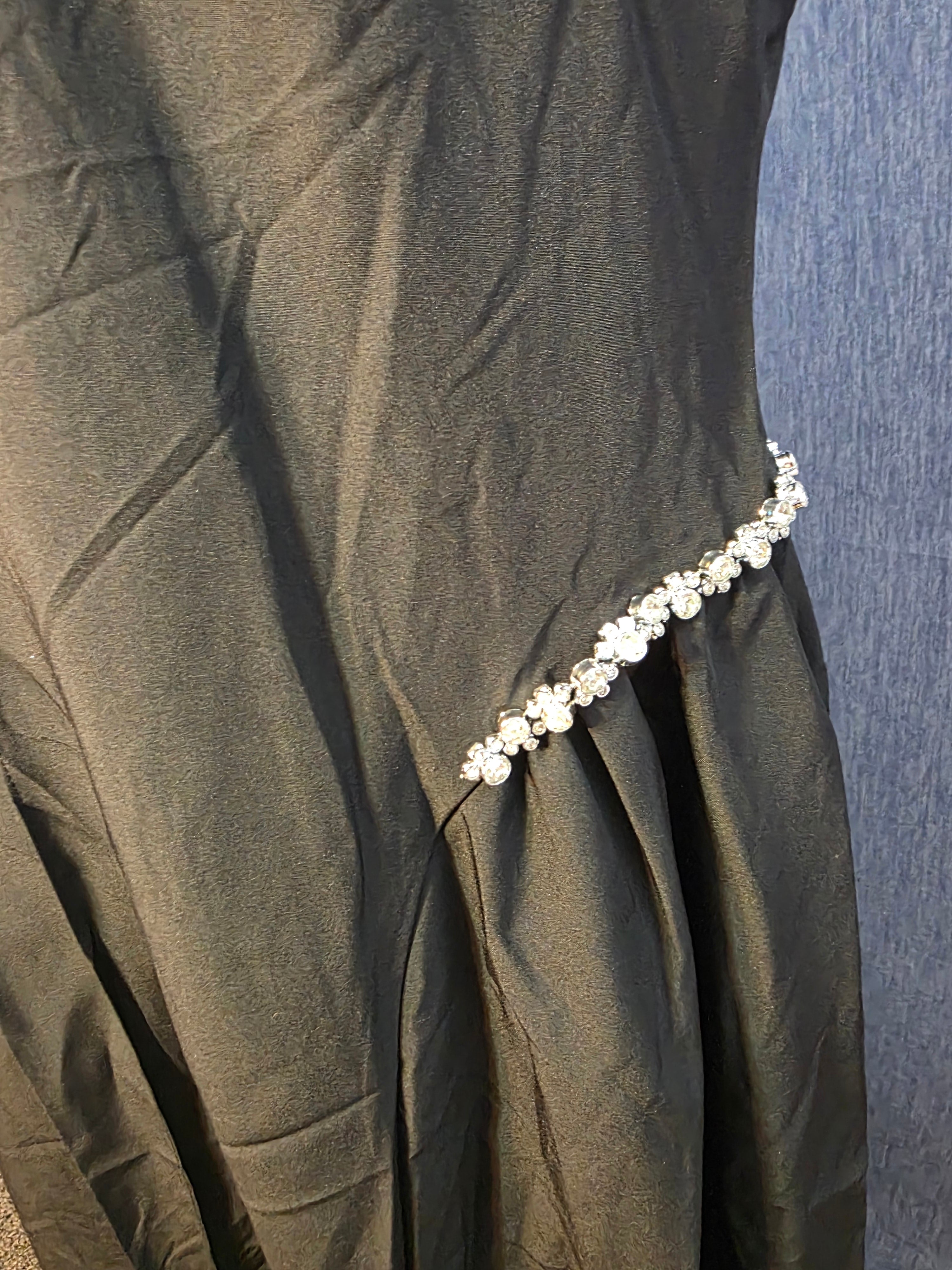Black maxi dress size 2 extra large