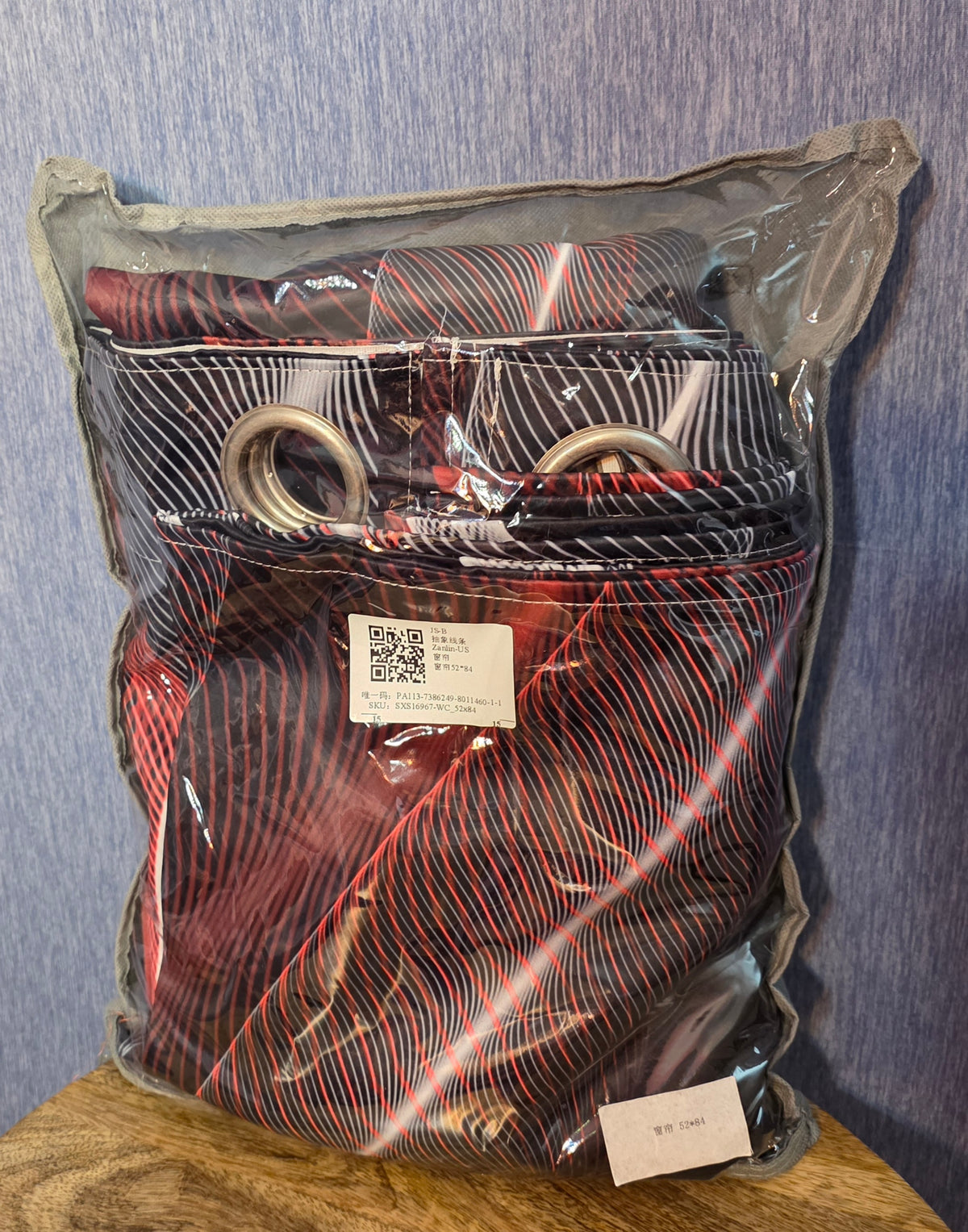 Heavy black out curtains 52 × 84 inch set