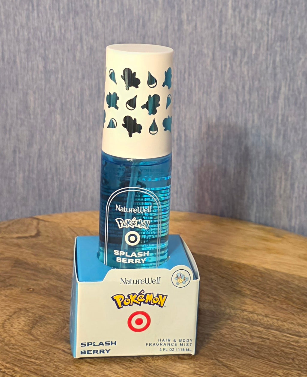 POKEMON naturewell splashberry hair and body spray
