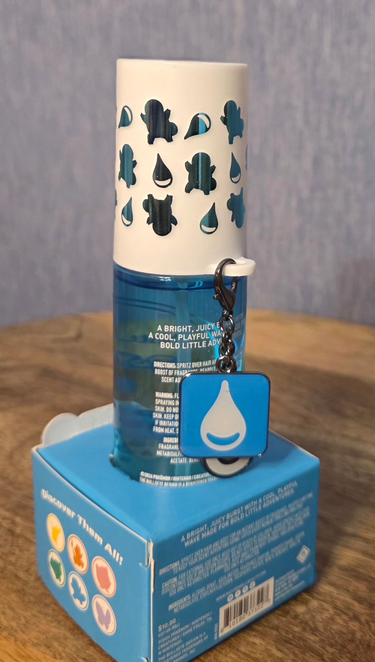 POKEMON naturewell splashberry hair and body spray