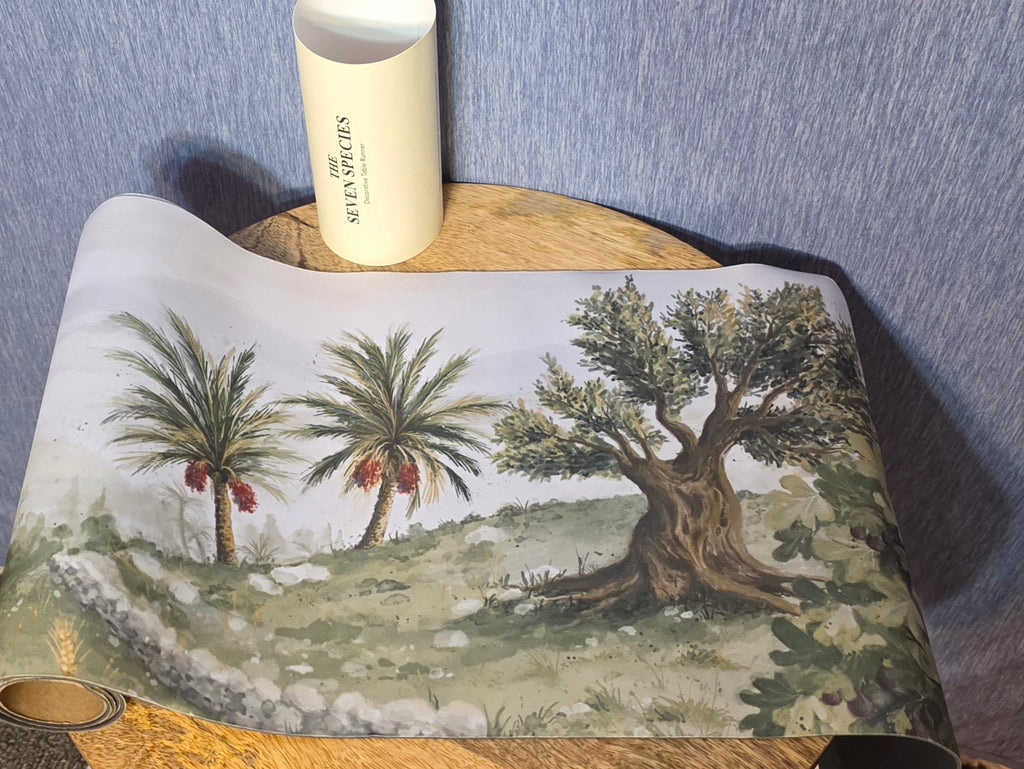 The Seven Species Table runner for dining room or kitchen anywhere you want