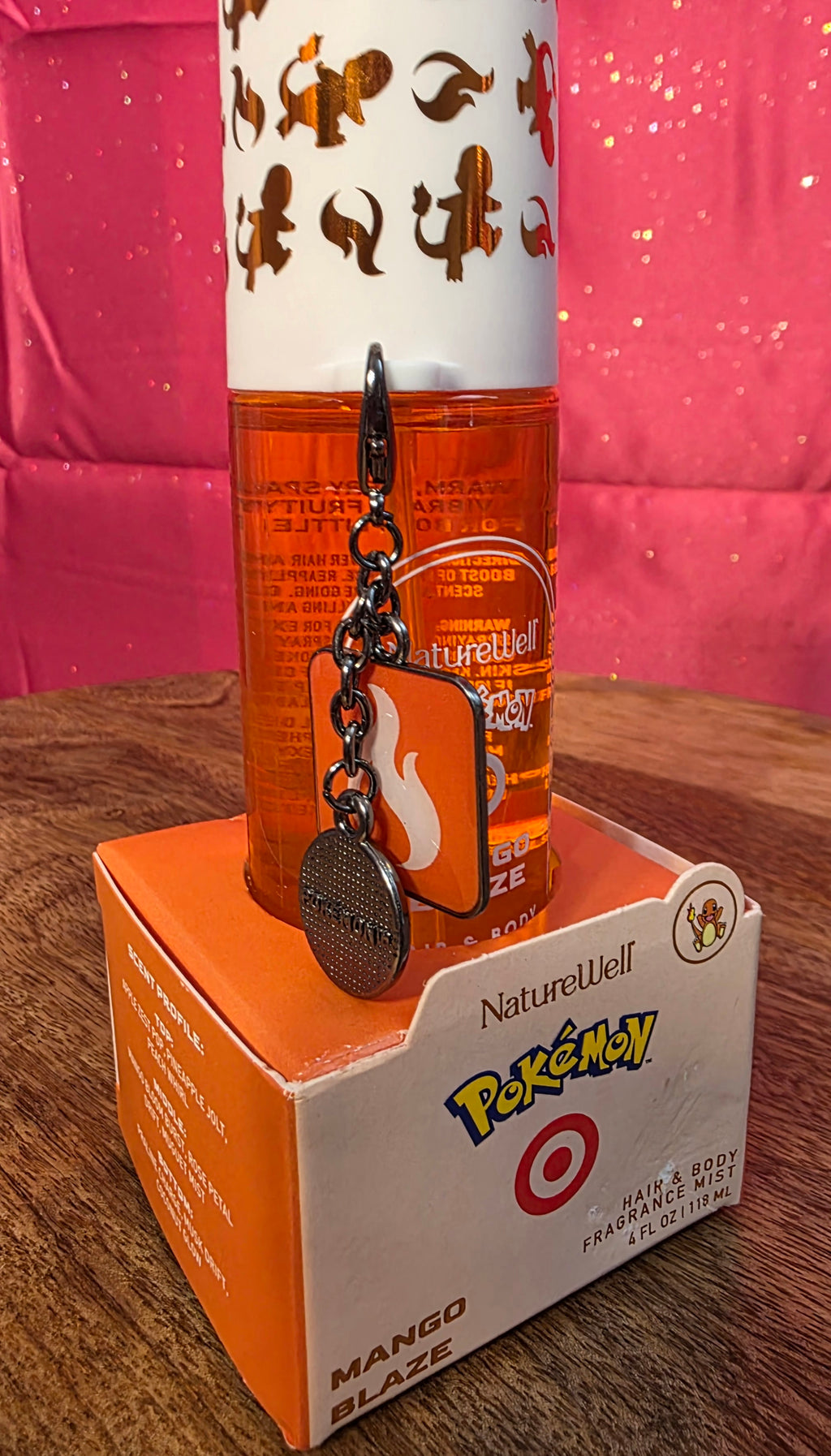 POKEMON hair and body spray Mango Blaze 4 fl oz