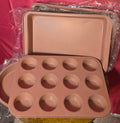 Pink baking pan set 5 piece set