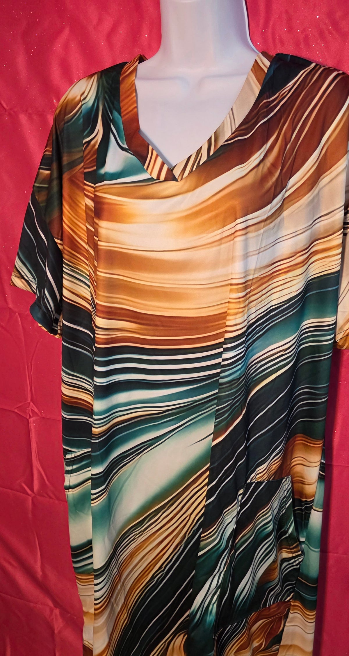 Maxi Dress with pockets size 4XL
