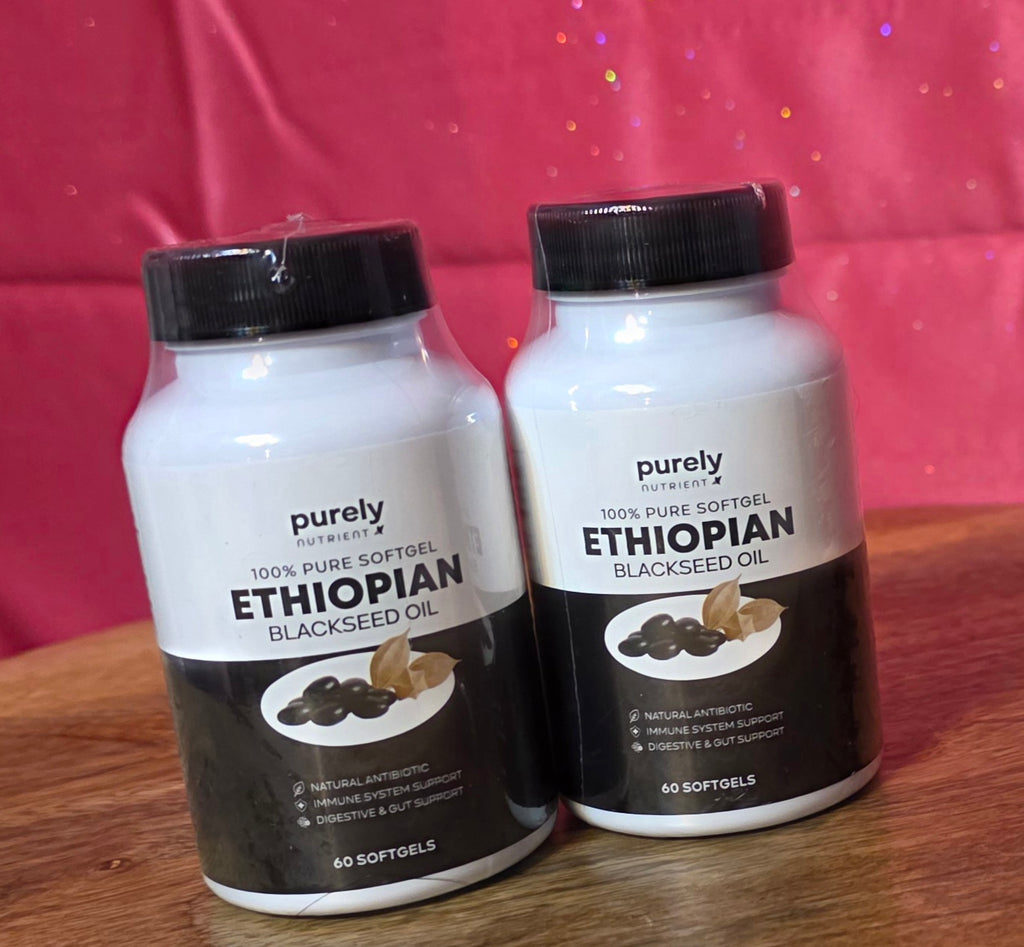 ETHIOPIAN BLACKSEED OIL 60 Softgels per bottle ×2 bottles one price