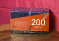 200 pack standard size trading card protection 100 toploads 100 card sleeves