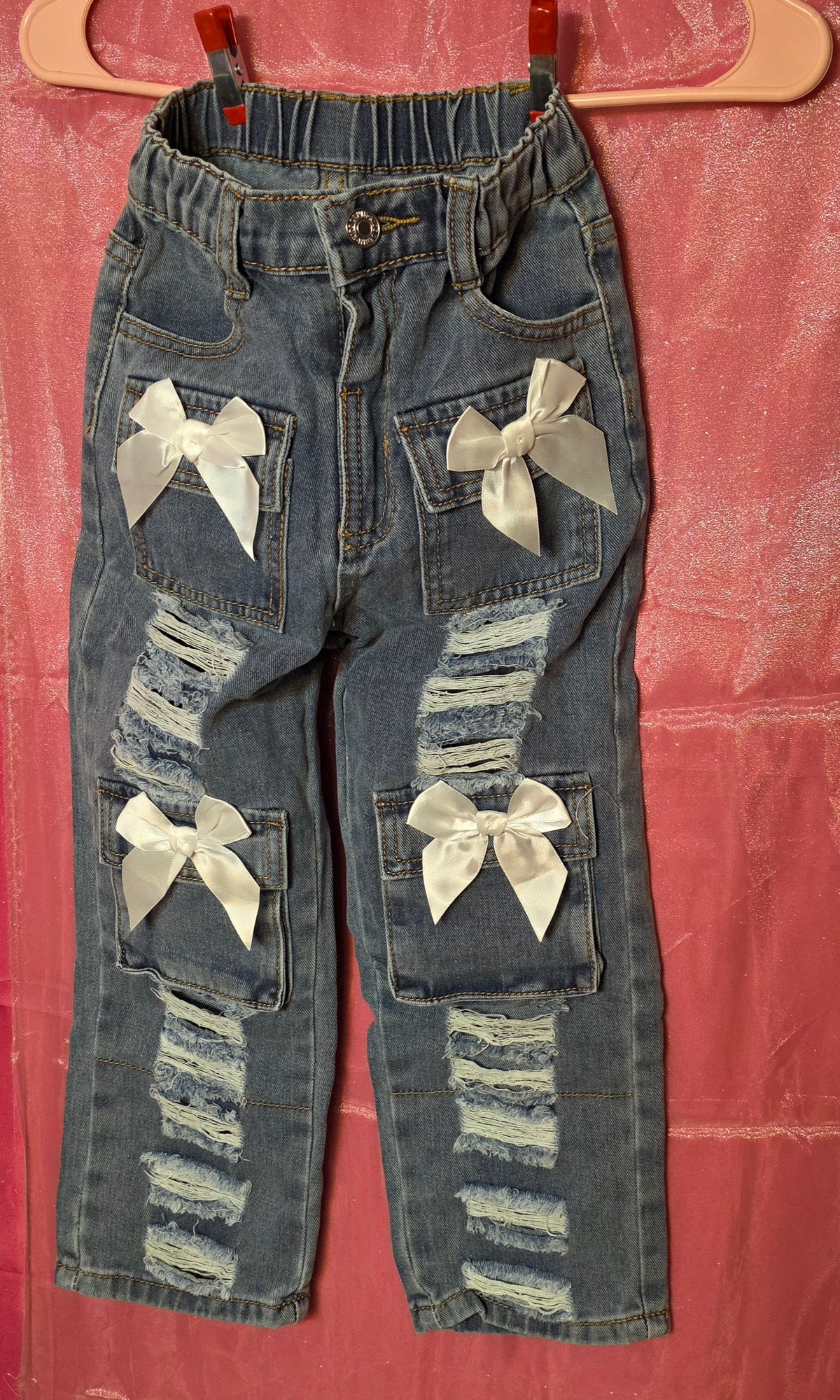 Little Girls Bow Pant size 6 years