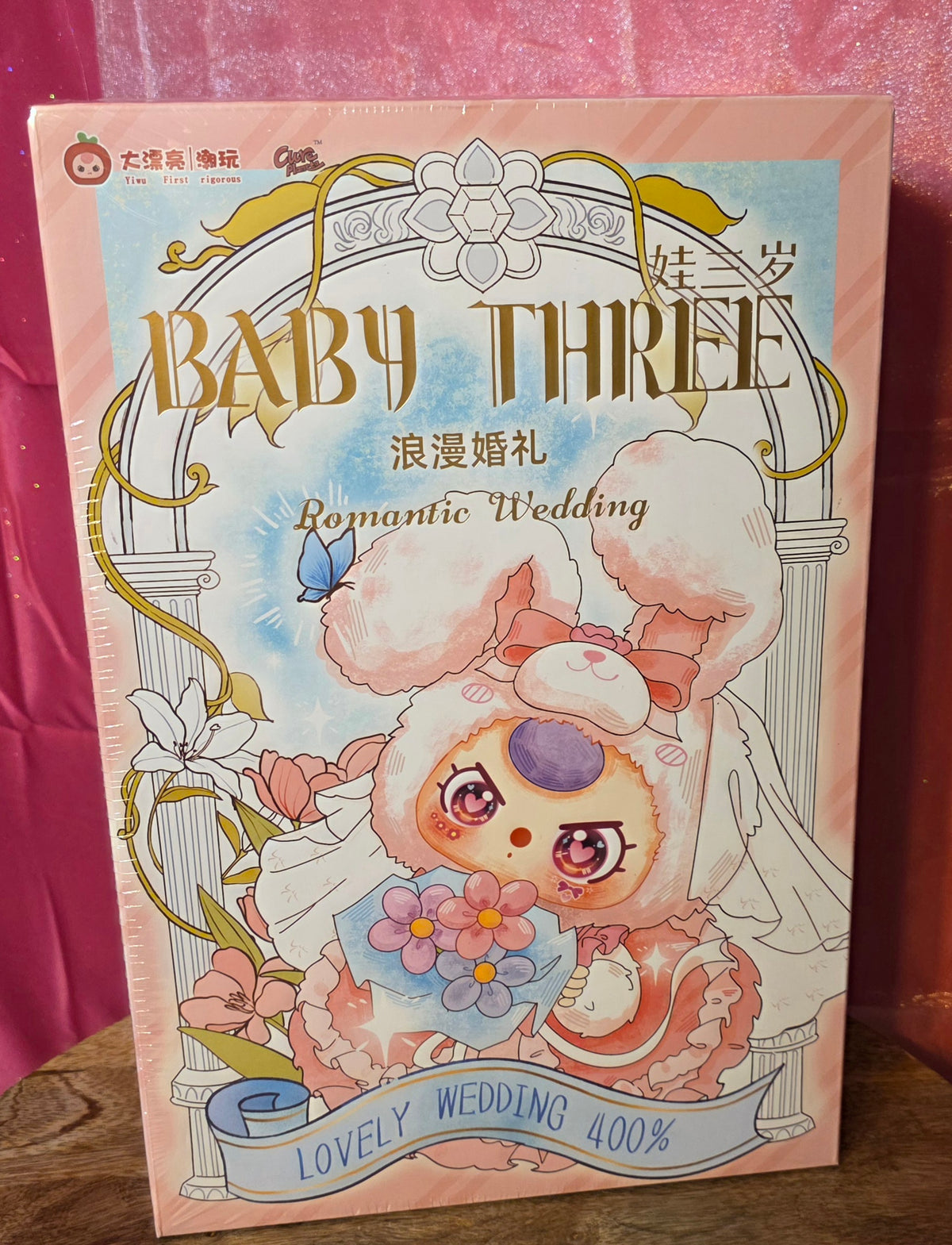 BABY THREE Romantic wedding 400% bigger blind box