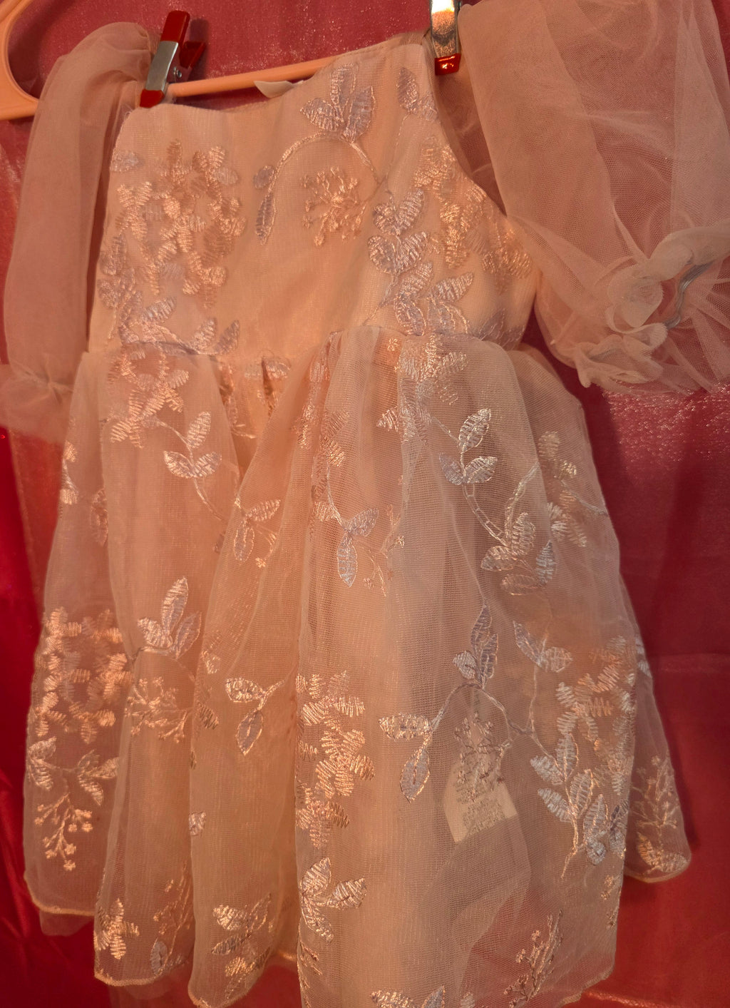 18 to 24 month childs dress light pink