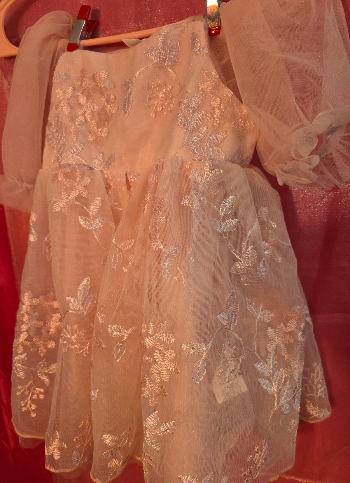 18 to 24 month childs dress light pink