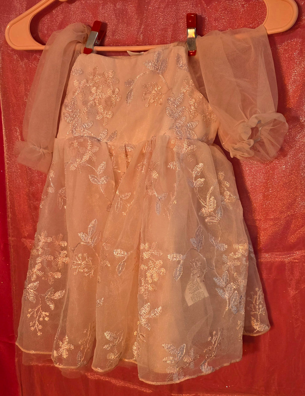 18 to 24 month childs dress light pink