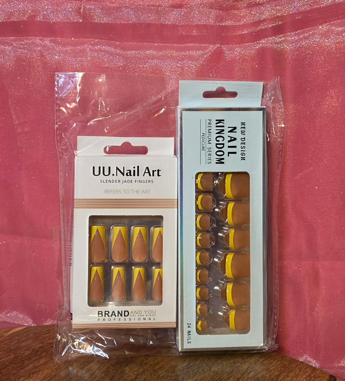 Press on nails for fingers and toes