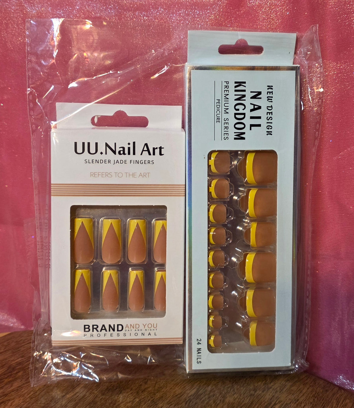 Press on nails for fingers and toes