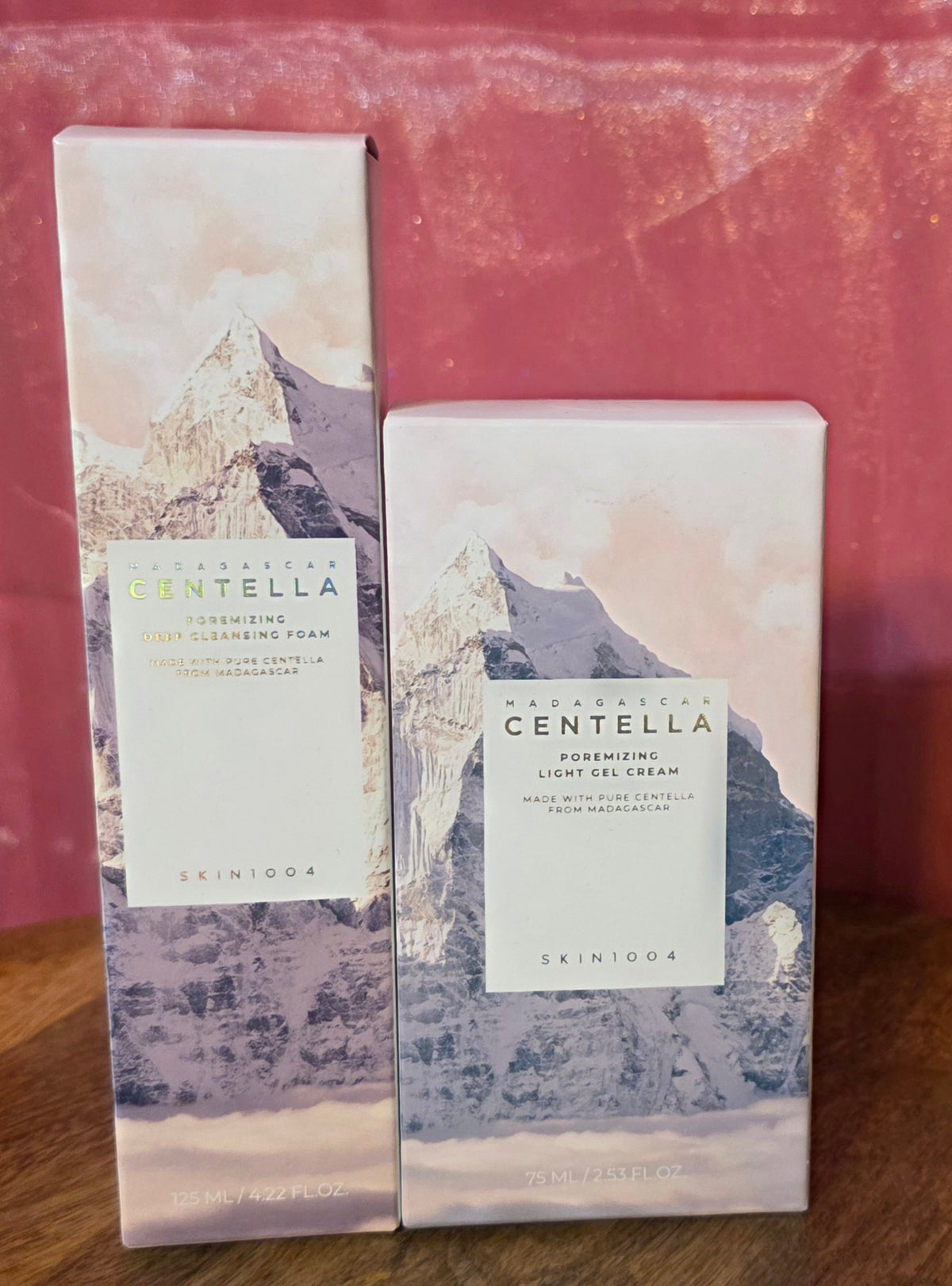 Centella Deep cleaning foam and light gel cream for face