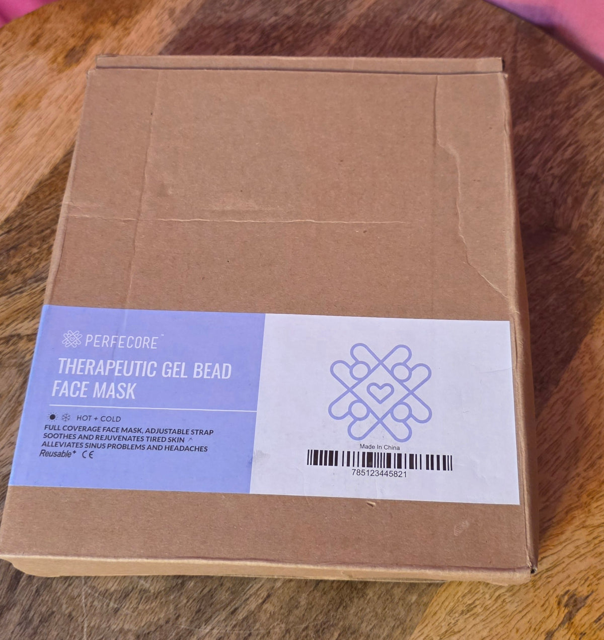 Perfecore gel bead face mask use hot or cold