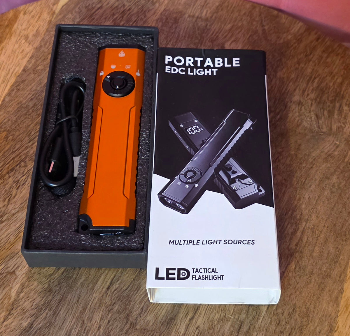 Portable EDC light Led tactical flashlight