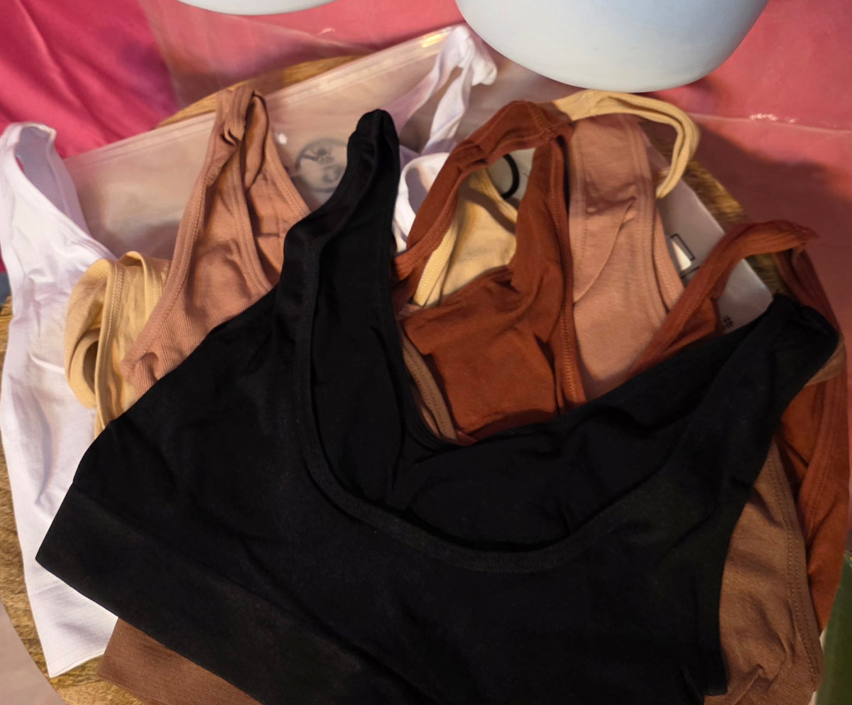 5 pack different colors size small sports Bra