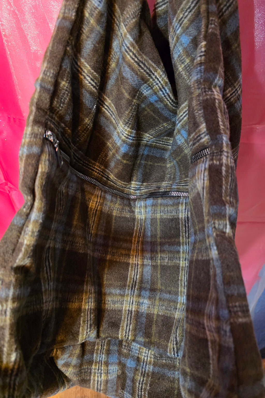 Flannel bag large Hobo