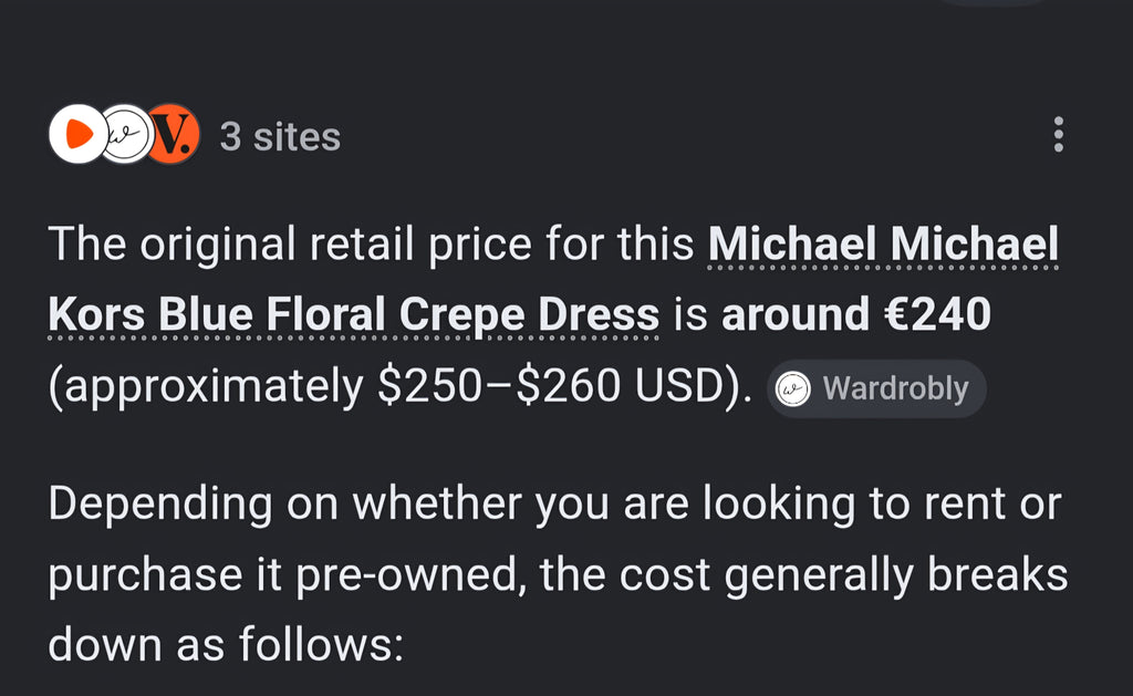 Michael Kors Dress