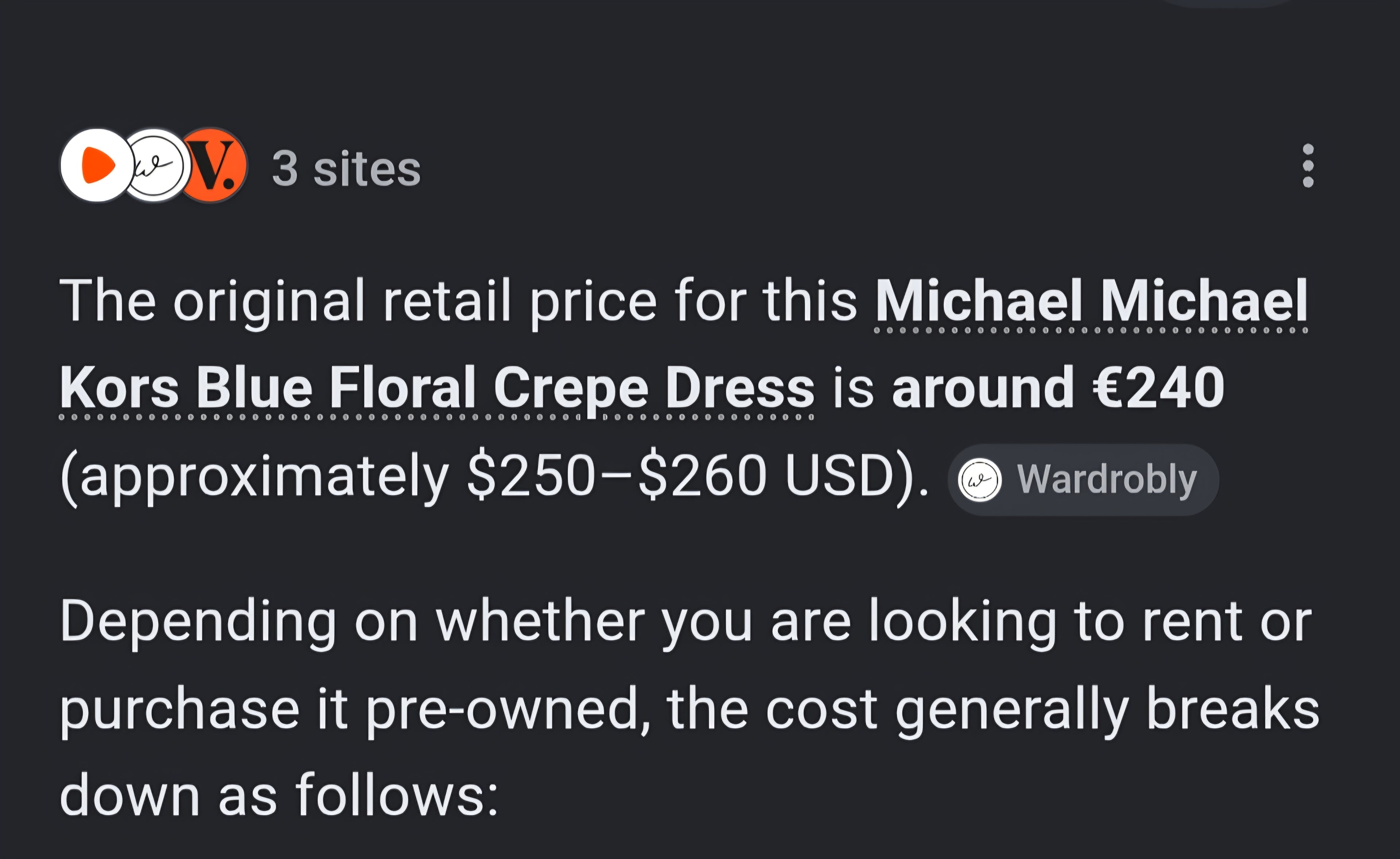 Michael Kors Dress