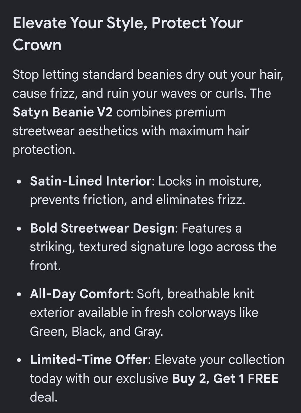 Satyn Beanies