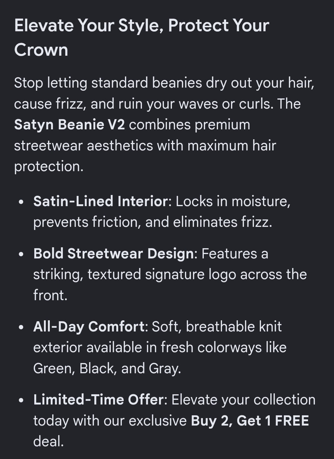 Satyn Beanies