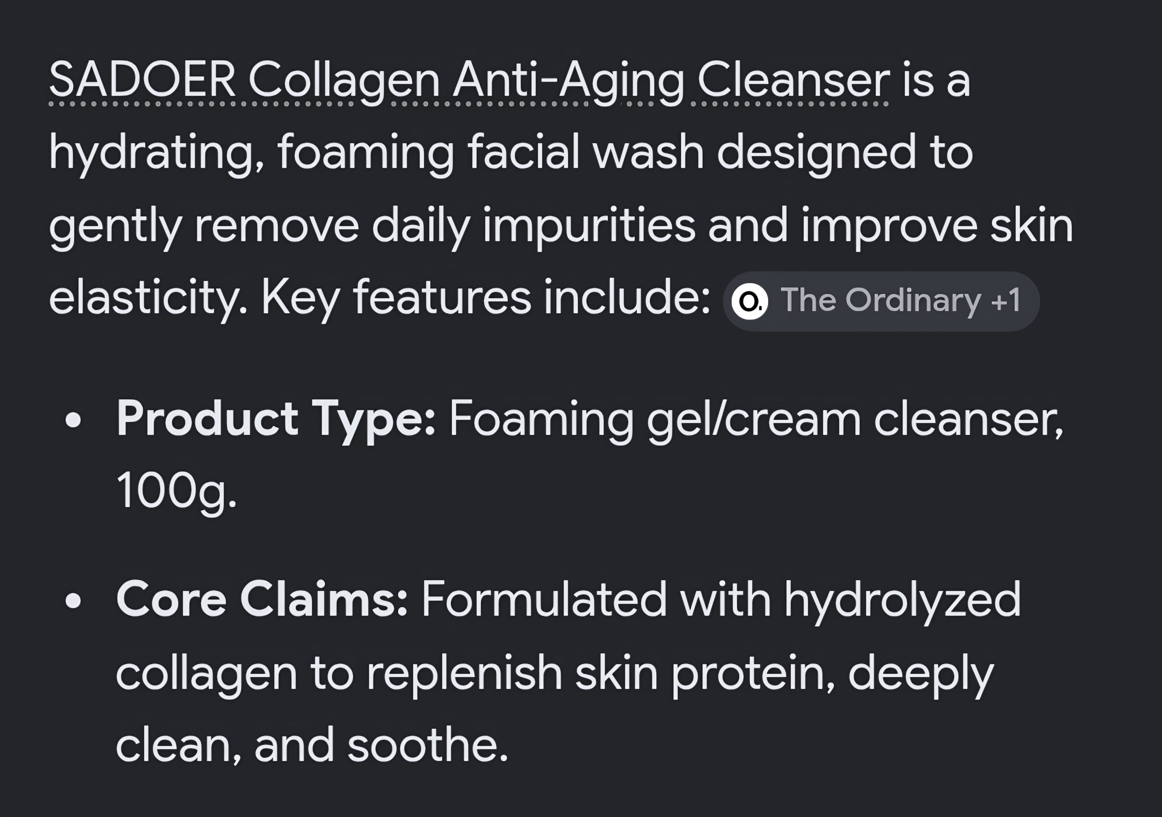 Sadoer cleanser