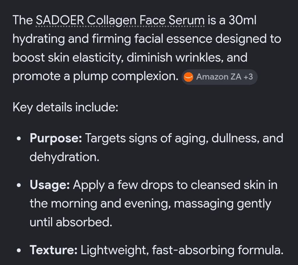 Sadoer face serum