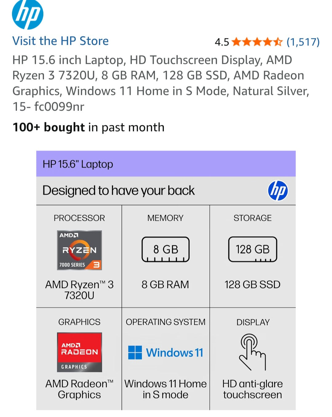 HP Laptop brand new in box