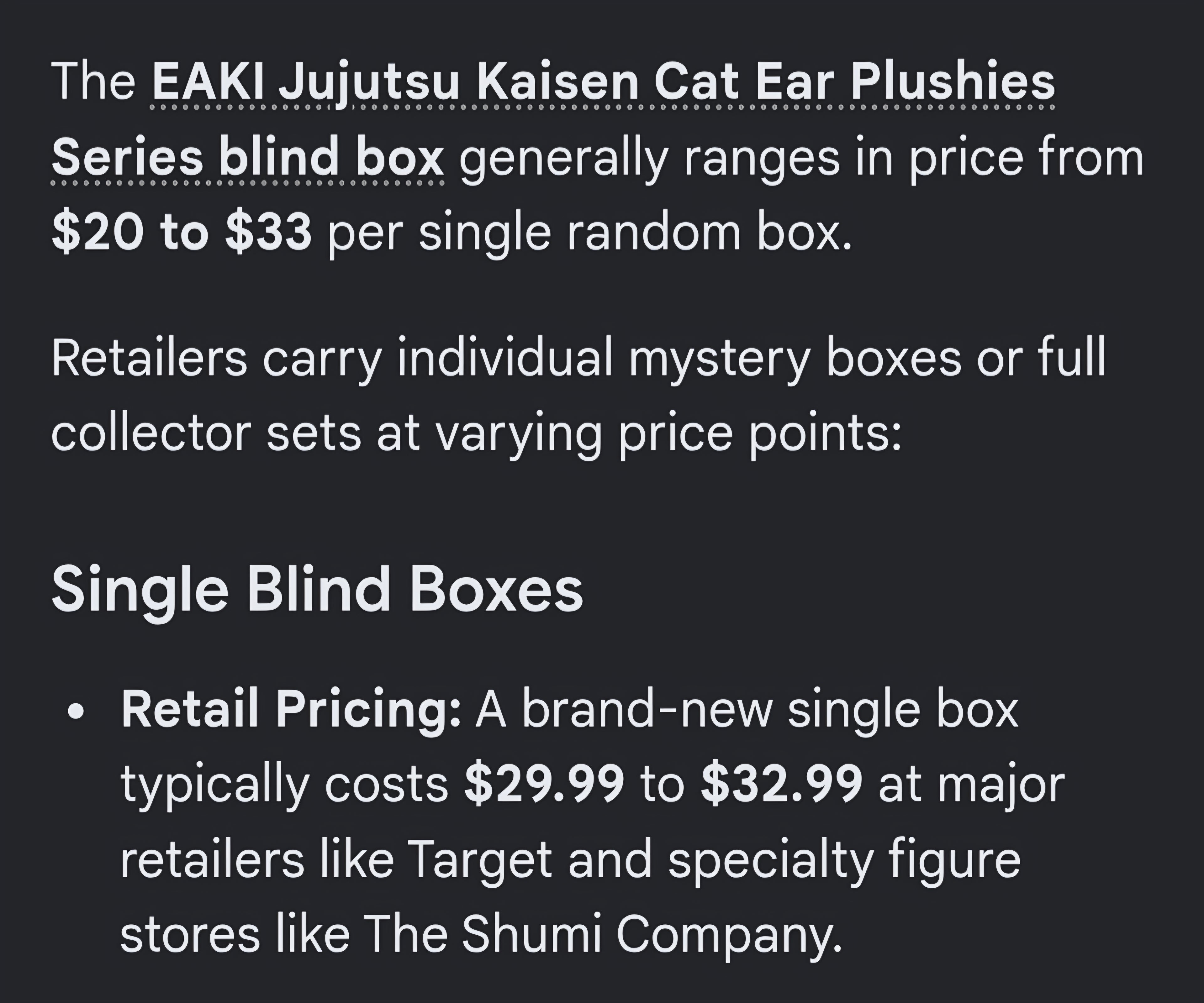 Cat Ear Plushie Blind Box