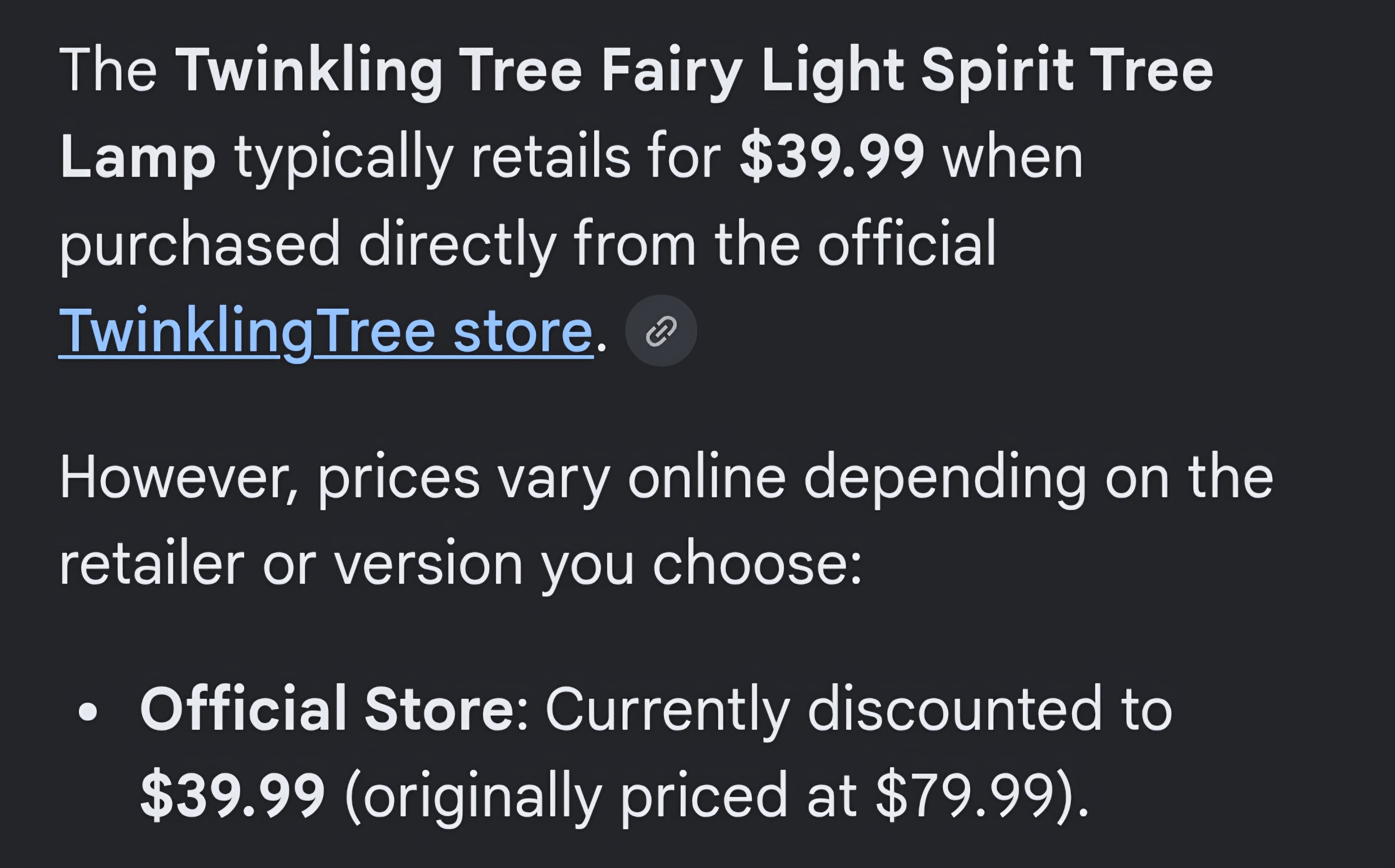 Twinkling Fairy Lights