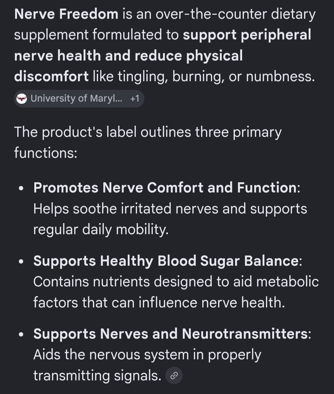 NERVE FREEDOM