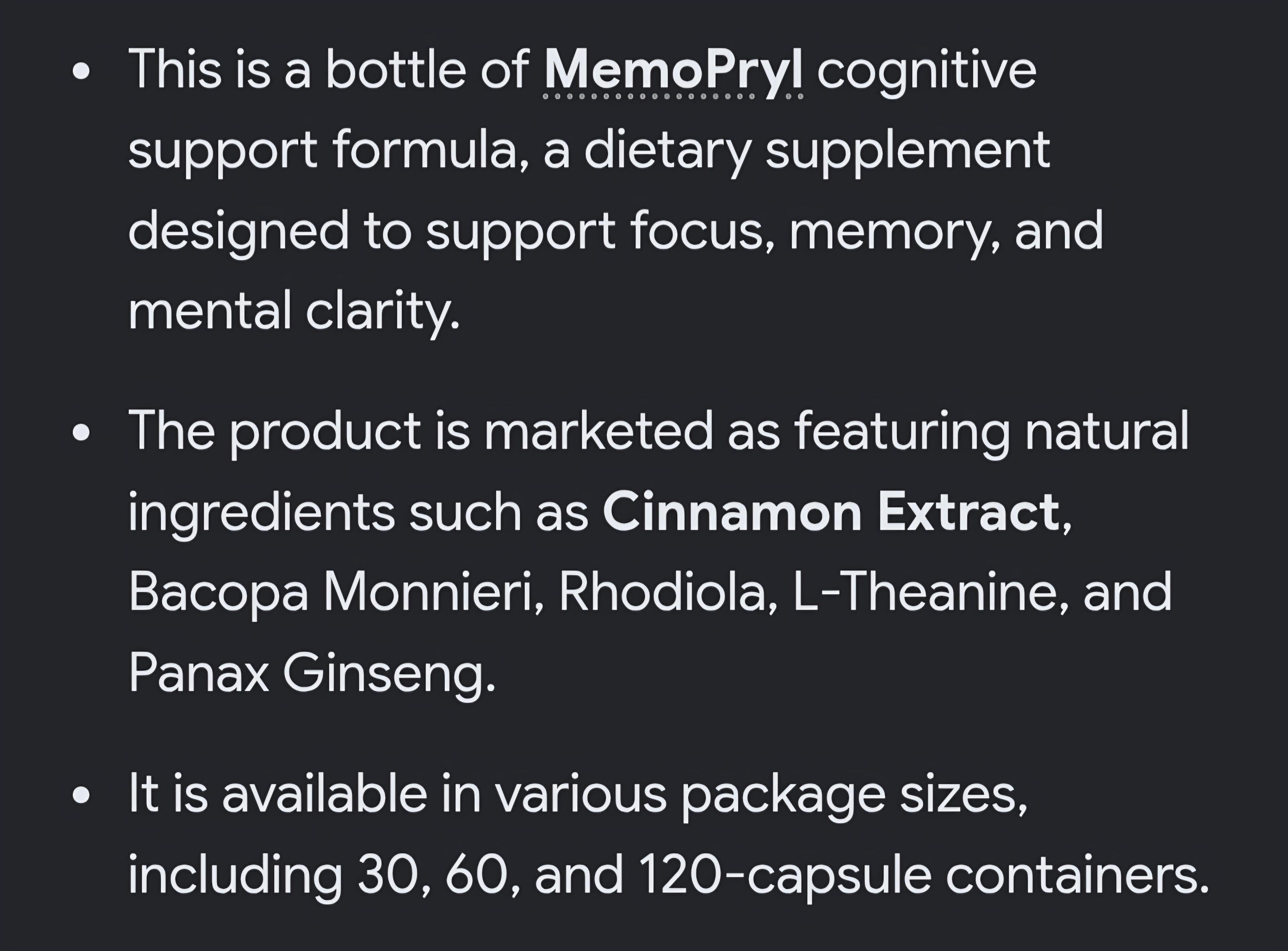 Memopryl