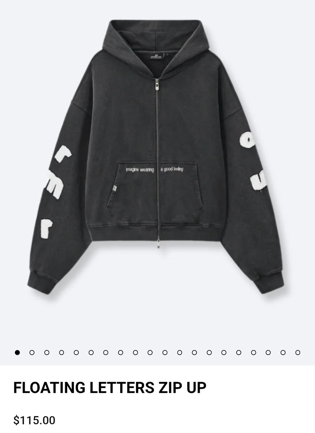 Drmers club hoodie zip front
