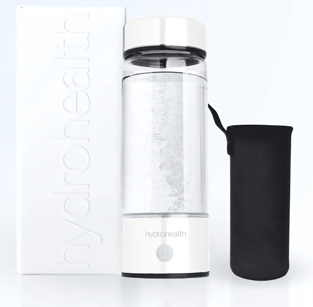 Hydrohealth bottle w/ Black cooler bag new it box w/ charger