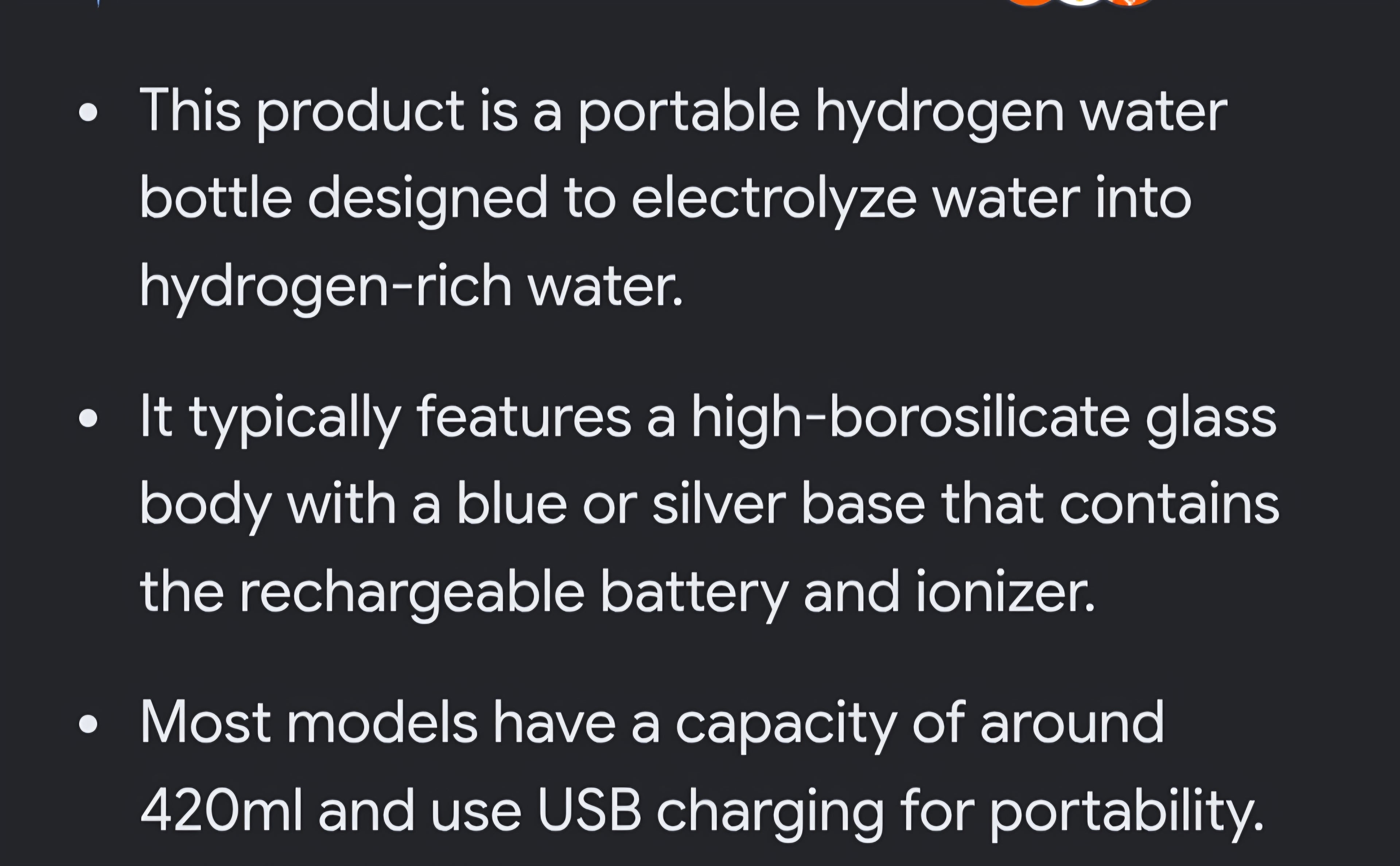 Hydro water bottle