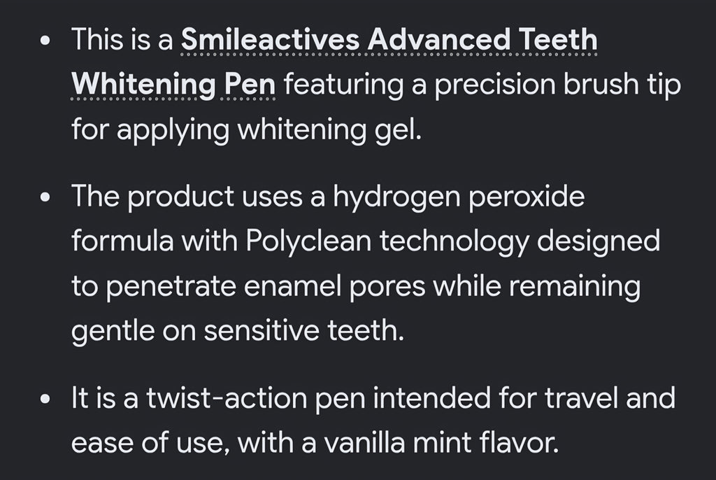 Smile active whitening pen