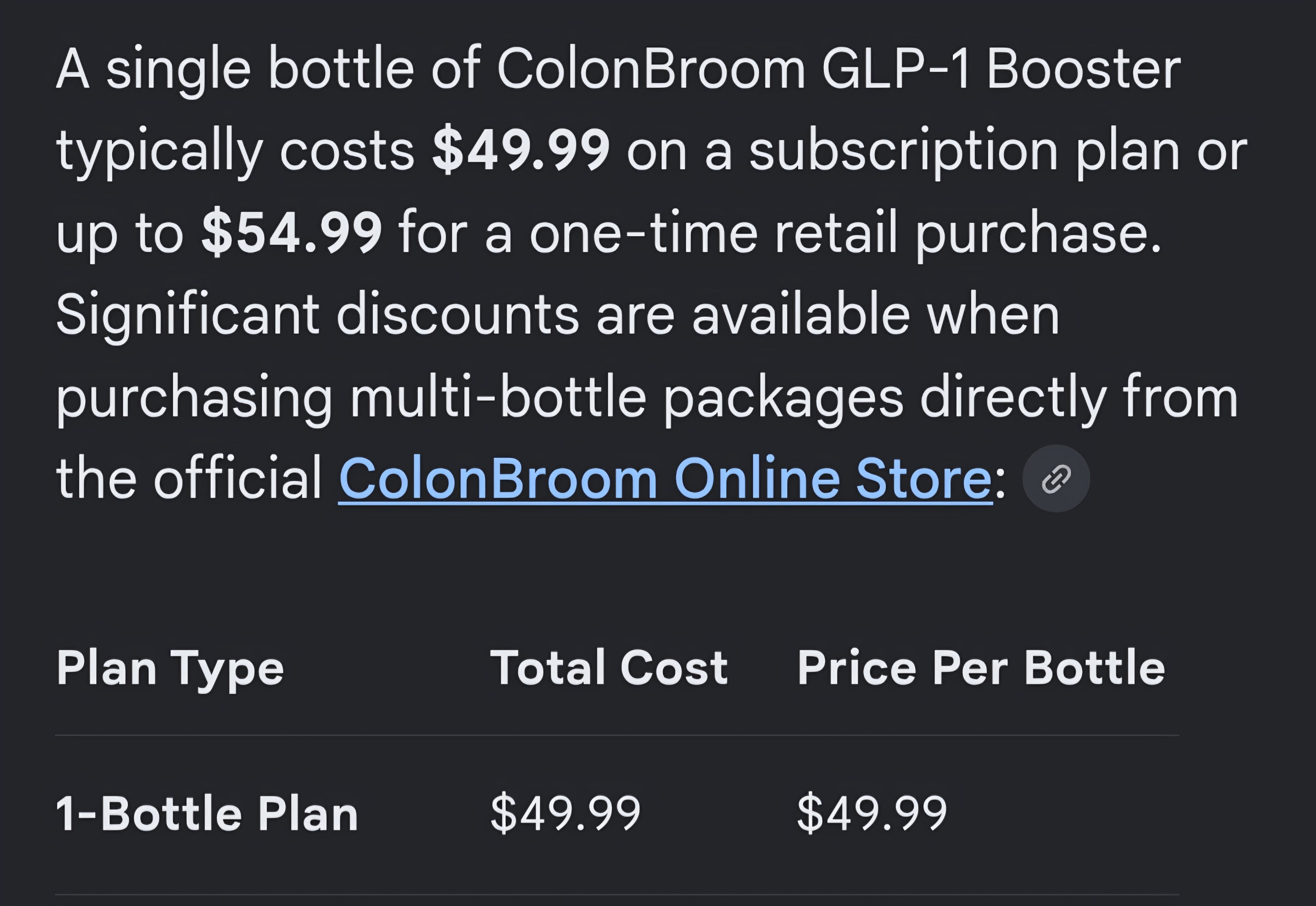 GLP 1 Booster