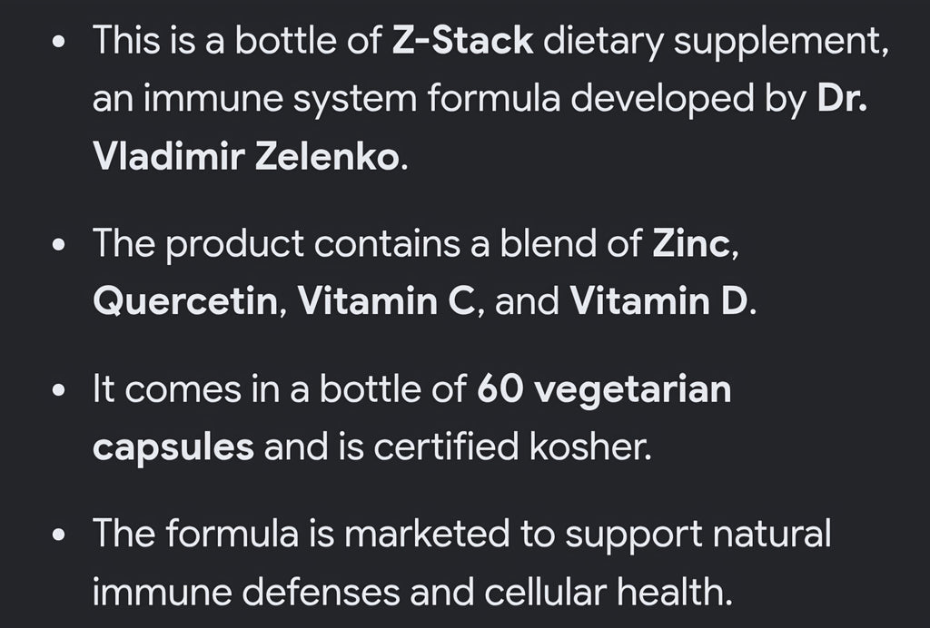 Z stack immune system support