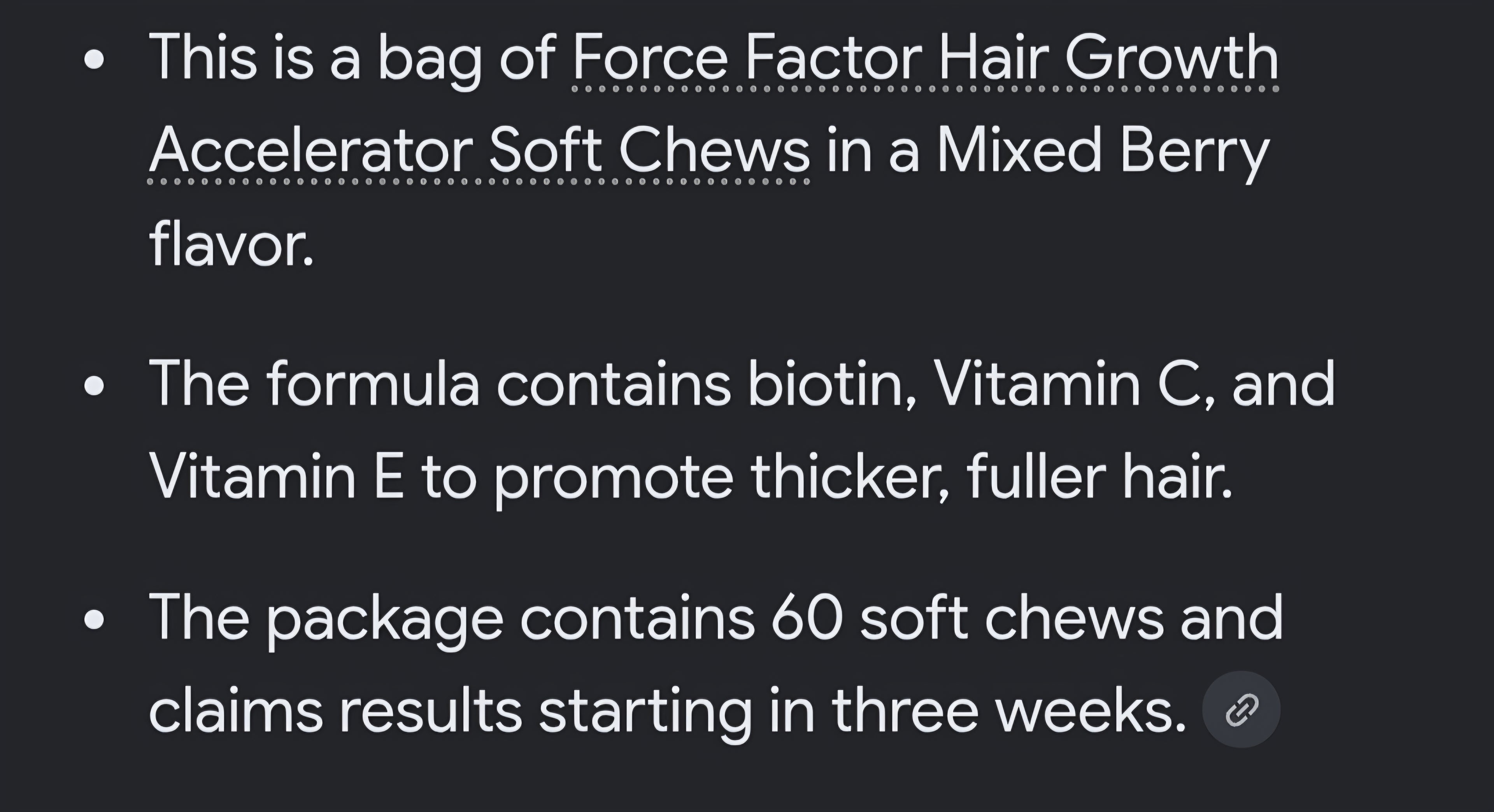 Hair Growth soft chews