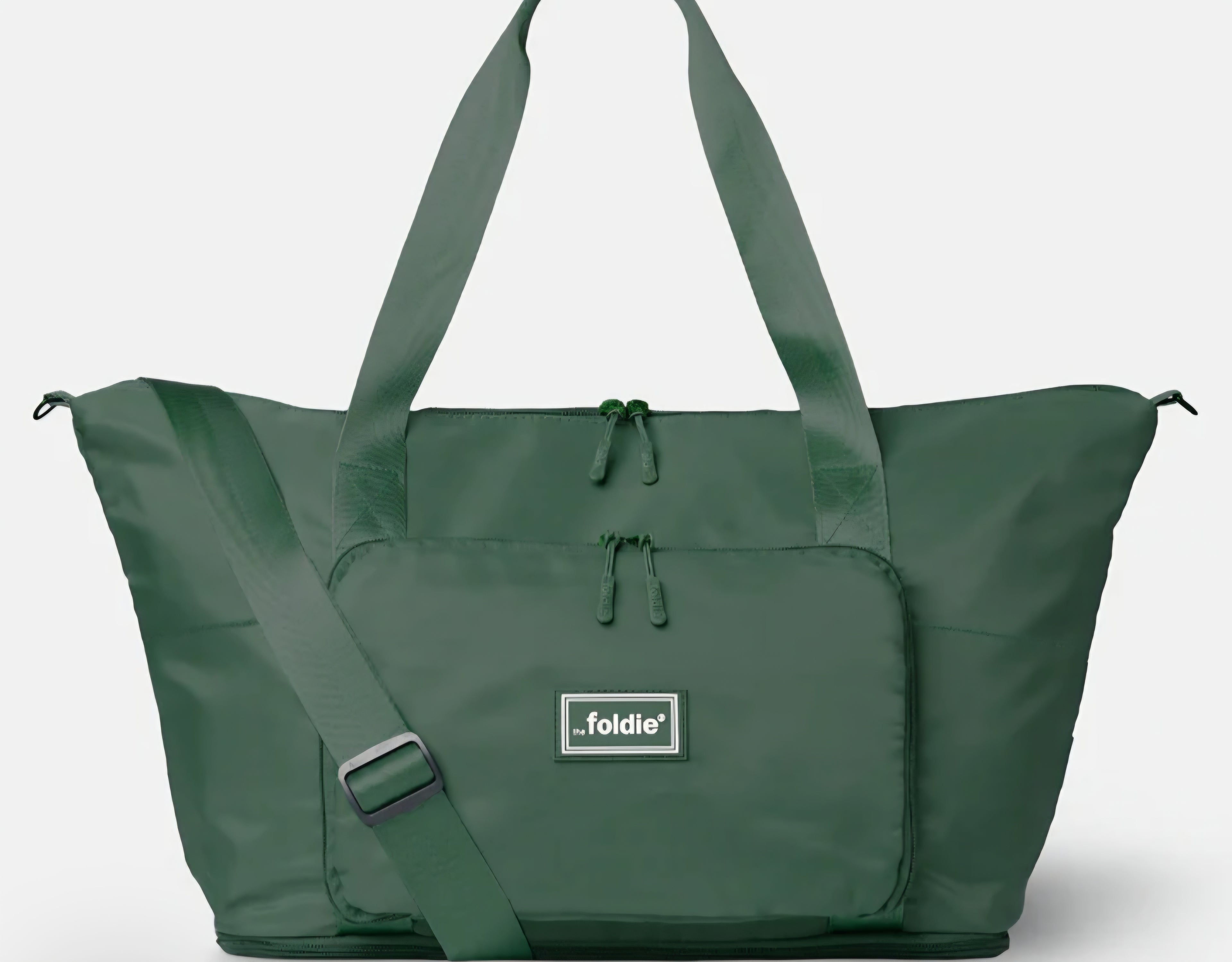 Green foldie travel bag