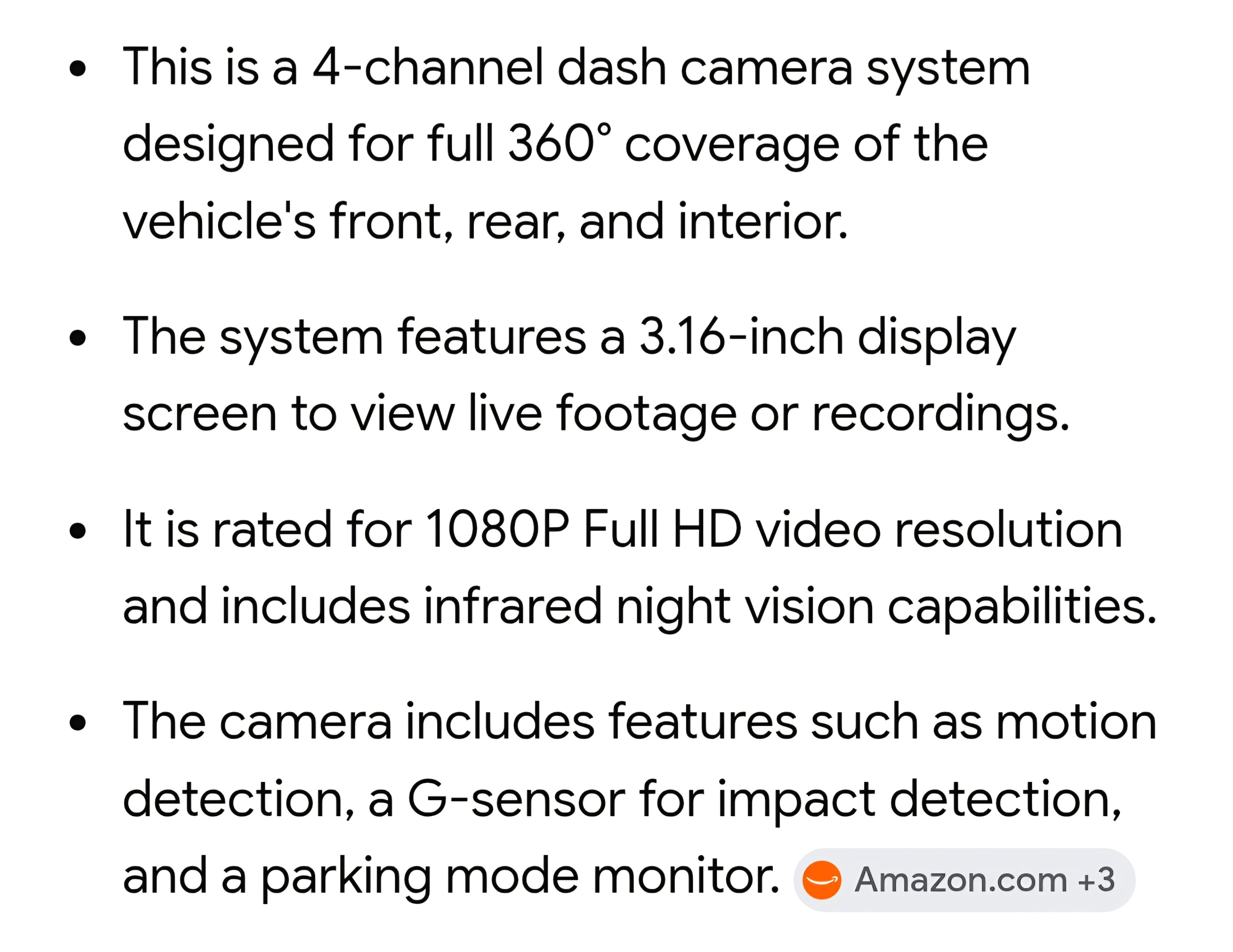 Dash Camara