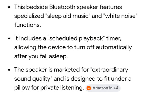Bedside speaker