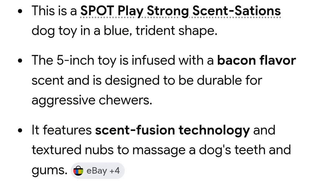 Dog toy