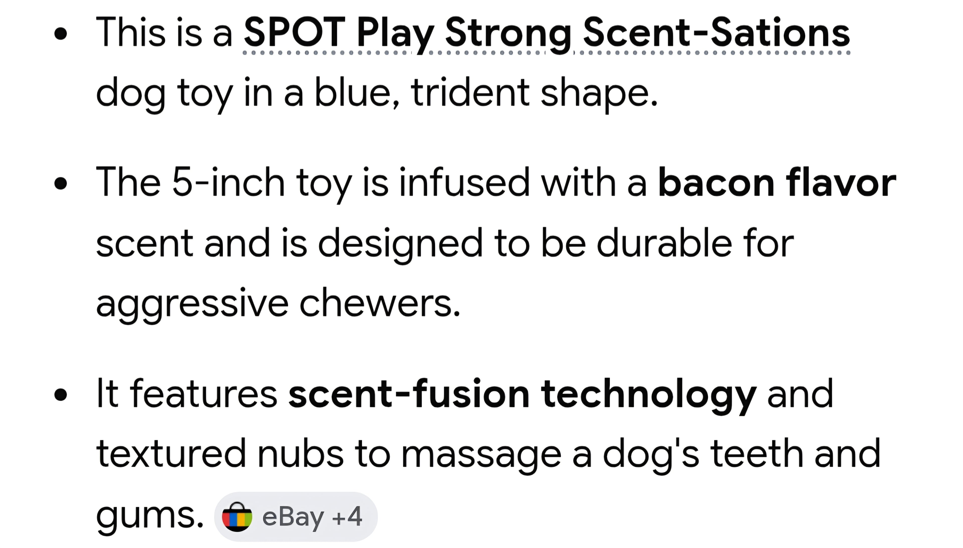 Dog toy