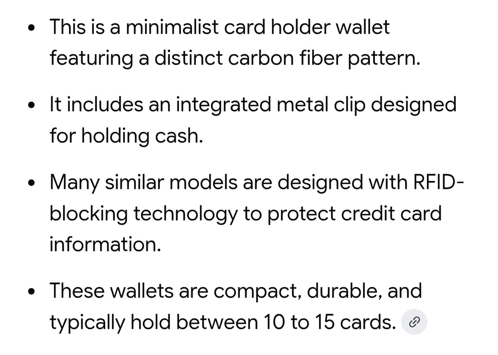 Card holder wallet carbon fiber