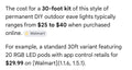 Permanent outdoor lights 30ft